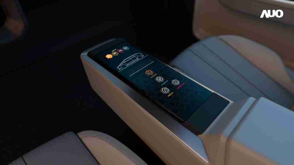 人生就是博以人性化设计打造多变形态中控显示(Morphing Center Control)，，，，不使用时仅平面显示信息，，，进行操作时，，，，显示器则会动态隆起，，，转变成3D实体按钮，，，，并有触觉回馈，，，展示人机互动新体验